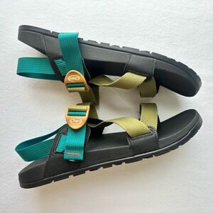 Chaco Lowdown Avocado Teal/Blue Slides Men’s Size 12 Style JCH108655 Outdoors